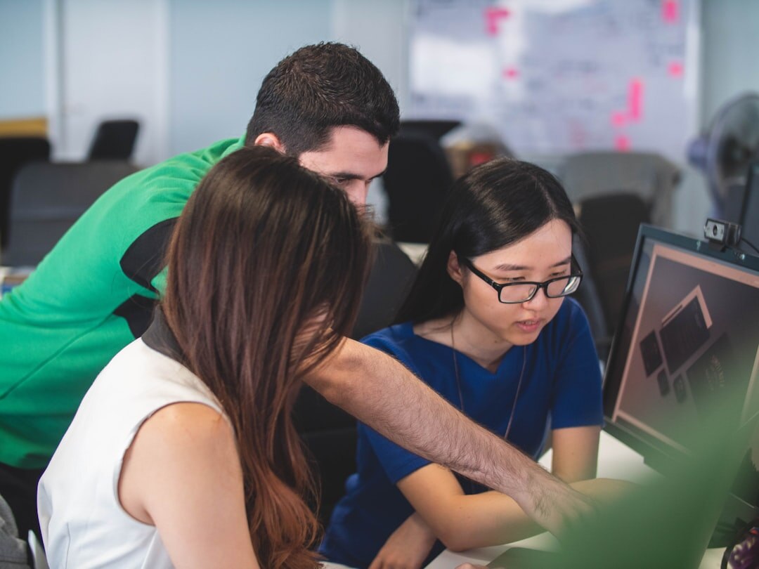 team of researchers collaborating