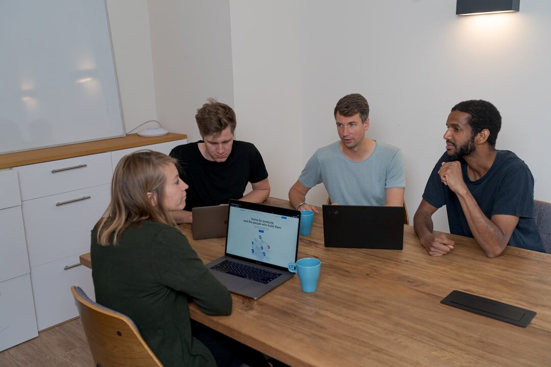 team collaborating on digital heritage project
